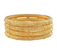 Nouveau 2026 Unisexe 4 pièces / lot Dubaï Bangle Femmes Bracelets de couleur or éthiopien Middle East Best Wedding Bijoux Fouilles Ornements africains @ 086706 Fashion Trendy Accessoires Créatif