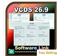 NOUVEAU 26.9 Vcd S MISE À JOUR DU LOGICIEL VAG C0M Lecteur de code OBD2 Interface USB HEXV2 VW AUDI Skoda Seat Nombre illimité de VINs Multilingue VAGC0M send software link