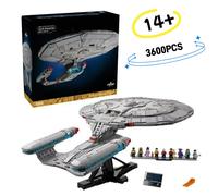 Nouveau 3600 pièces MOC Star Trek vaisseau spatial blocs de construction compatibles avec le modèle de jouet 10356 cadeau d'anniversaire pour les enfants B 3600PCS NO BOX
