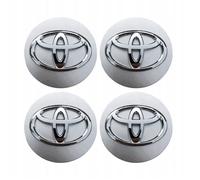 Nouveau 4x Logo 62MM argent Centre De Roue Jante Cache Moyeu Emblème TOYOTA