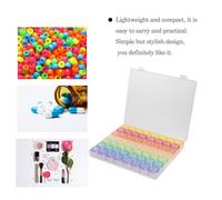 Nouveau 56 Grilles Pilule Support De La Boîte Boîte À Medicaments Organisateur Mallette De Rangement Conteneur Boîte À Pilules Splitters Bijoux Nail Art Stockage