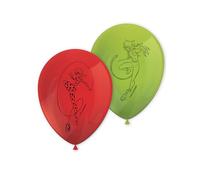 set 8 ballons ladybug miraculous 23 cm latex plein air jeux jouet Multicolor G