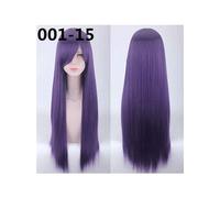 Nouveau 80 cm de Long perruques haute température fibre synthétique perruques Costume Cosplay perruques fête perruques 24 couleur 001-15