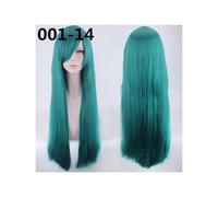 Nouveau 80 cm Long perruques haute température fibre synthétique perruques Costume Cosplay perruques fête perruques 24 couleur 001-14