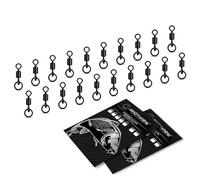 NOUVEAU AMZfishing® Lot de 20 rondelles flexibles | Pêche à la carpe | Accessoires de pêche à la carpe | Accessoires pour pêche à la carpe | Matériel de pêche | Accessoires de pêche | Émerillons pour