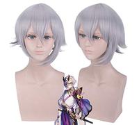 Nouveau Anime/jeu destin/Grand ordre Lan Ling Wang Cosplay perruques fête d'halloween jouer court Costume perruques + casquette de perruque