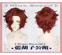 Nouveau Anime mystère Cosplay Asrah perruques Julian Dvorak Cosplay perruques courtes bouclés cheveux synthétiques perruque et perruque Net Julian Dvorak