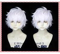 Nouveau Anime mystère Cosplay Asrah perruques Julian Dvorak Cosplay perruques courtes bouclés cheveux synthétiques perruque et perruque Net Asrah