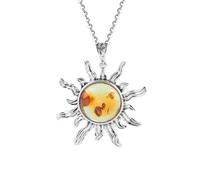 Nouveau argent une ambre baltique la chaîne médaillon, xprop | pierres naturelles de bijoux élégants. Choisir