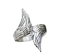 Nouveau Bague Double Aile Homme Mode Punk Bijoux Hommes Bague Vintage