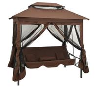 Nouveau Balancelle de jardin - BMD - Belvédère convertible en balancelle Café DECO - V3155578