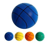 Nouveau ballon de basket silencieux - Dribble silencieux en intérieur, adapté à diverses activités intérieures(Blue,NO.5)