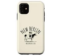 Nouveau Berlin Wisconsin USA Vache Rétro Style Vintage Design Coque pour iPhone 11