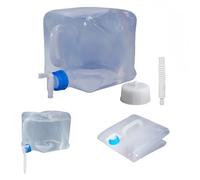 Nouveau Bidon d'eau Pliable 10L/15L/20L Jerrican Eau Pliable Réservoir d'eau avec Robinet y Compris Robinet de Fermeture et poignée de Transport Bidon d'eau Pliable pour Camping en Plein air Randonnée