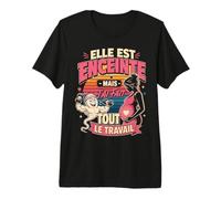Nouveau Bientot Papa Futur Père Annonce Grossesse Originale T-Shirt Haut de Gamme