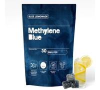 Nouveau bleu de méthylène, vitamine C ajoutée, NAD, soutien mitochondrial, santé du cerveau et focus, sans sucre, sans OGM,1PC