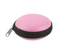 Nouveau boîtier Portable pour écouteurs, Mini sac de rangement rigide rond à fermeture éclair pour écouteurs cartes SD TF