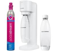 NOUVEAU bouilloire SodaStream Gaia blanche avec bouteille cartouche Quick...