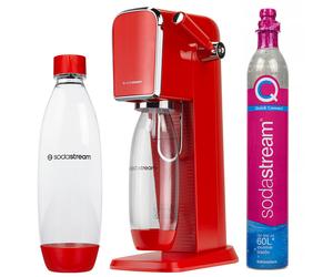 NOUVEAU bouilloire Sodastream type rouge une bouteille