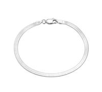 Nouveau bracelet italien solide en argent sterling 925 pour homme à chevrons plats flexibles pour femmes chaîne décoration bijoux luxe pour elle accessoires tendance créatif meilleur pour cadeau
