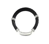 Nouveau bracelets en cuir Unisexe Lane Unisexe, 5 offres Cœur Gift in Silver, Europe Style Diy Punk Fashion Bijoux pour hommes et femmes Décoration Luxury With You Accessoires Best pour les femmes et