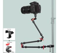 Nouveau bras magique de caméra avec support Super Clip pour Smartphone caméscope caméra d'action Gopro support à pince tablette Webcam Studio Kits 791MM Arm W ClampB