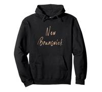 Nouveau Brunswick New Jersey Design Vintage élégant Sweat à Capuche