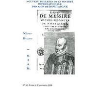 Nouveau bulletin de la Société internationale des amis de Montaigne. VIII, 2009-2, n° 50 Jean-Yves Pouilloux (Collection dirigée par), Collectif (Auteur)