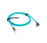 Nouveau Câble Ethernet RJ45 GigE RJ45 Mâle à Angle Droit Cat6A 10 Gigabit Ethercon avec Verrouillage Vertical 2m