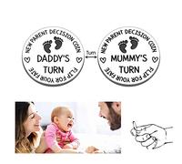 Nouveau cadeau parent, nouveaux cadeaux papa maman drôle pièce de décision, cadeaux de baptême pour filles garçons, cadeau de grossesse, cadeaux de naissance, cadeaux personnalisés pour bébé