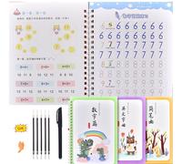 Nouveau Cahier D'écriture Pour Enfants, 3 Livres De Calligraphie, Apprentissage Des Chiffres Arabes, Pratique De La Peinture En Anglais