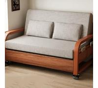 Nouveau canapé-lit Pliant Convertible, Fauteuil inclinable à Long Terme for Une Personne Seule, lit de Repos Coulissant Peu encombrant avec roulettes(B2,158 * 195cm)