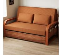 Nouveau canapé-lit Pliant Convertible, Fauteuil inclinable à Long Terme for Une Personne Seule, lit de Repos Coulissant Peu encombrant avec roulettes(A1,82 * 195cm)