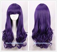 Nouveau Cardcaptor Sakura Daidouji Tomoyo Cosplay perruques 65 cm de Long violet ondulé perruque résistant à la chaleur synthétique cheveux perucas Costume perruque + C