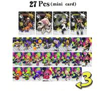 NOUVEAU Cartes Amiibos Zelda Splatoon 3 Applicable à : Tears Of The Kingdom et Derniers Accessoires Amiibos Splatoon 3 4 pièces,27 pièces,6 piècesPolyuréthane