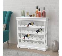 Nouveau Casier de rangement - BMD - Casier à bouteilles Abreu Blanc BELLE - VENTE FLASH1367143