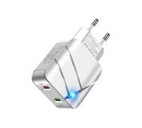 Nouveau Charge Rapide A C Chargeur Euro Standard 3USB Type C Multi Port Téléphone Mobile Chargeur de Voyage Adaptateur Universel-EU White-EU