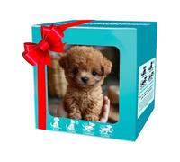 Nouveau Chien Robot 2025, Mon Chiot Robot réaliste Qui agit comme Un Vrai Chiot, Animal de Compagnie interactif Intelligent Qui Marche, aboie et remue l'IA for Adultes, Cadeau(Style E)