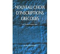 Nouveau choix d'inscriptions grecques