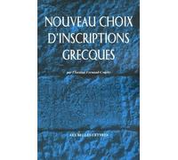 Nouveau choix d'inscriptions grecques