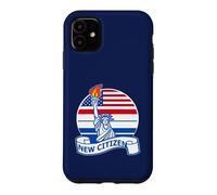 Nouveau citoyen américain avec Statue de la liberté Coque pour iPhone 11