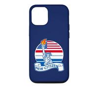 Nouveau citoyen américain avec Statue de la liberté Coque pour iPhone 12/12 Pro