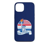 Nouveau citoyen américain avec Statue de la liberté Coque pour iPhone 13