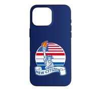 Nouveau citoyen américain avec Statue de la liberté Coque pour iPhone 16 Pro Max