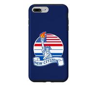 Nouveau citoyen américain avec Statue de la liberté Coque pour iPhone 7 Plus/8 Plus