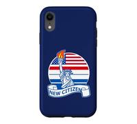 Nouveau citoyen américain avec Statue de la liberté Coque pour iPhone XR