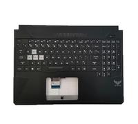 Nouveau clavier américain for AS-US T-UF Gaming FX505 FX505G FX505D FX505DT housse de repose-mains for ordinateur portable clavier rétro-éclairé 90NR02N1-R30US0 (remplacement du clavier) ( Color : Wit