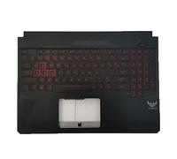 Nouveau clavier américain for AS-US T-UF Gaming FX505 FX505G FX505D FX505DT housse de repose-mains for ordinateur portable clavier rétro-éclairé 90NR02N1-R30US0 (remplacement du clavier) ( Color : Roo