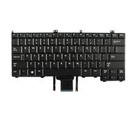 Nouveau clavier compatible avec Dell Latitude 12 14 7000 E7240 E7440 08PP00 8PP00 NSK-LD0BC 01 PK130VN1B00 avec pointeur rétroéclairé Noir US