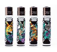 Nouveau Collection Clipper Grand Modèle Briquet Rechargeable Arizona Wildlife Contenu de l'envoi 4 Clipper